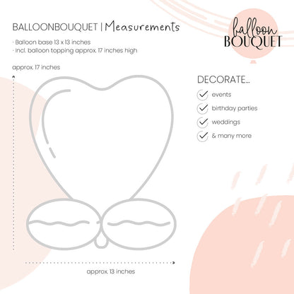 1 Balloon Bouquet - Celebrate Pastel - ENG
