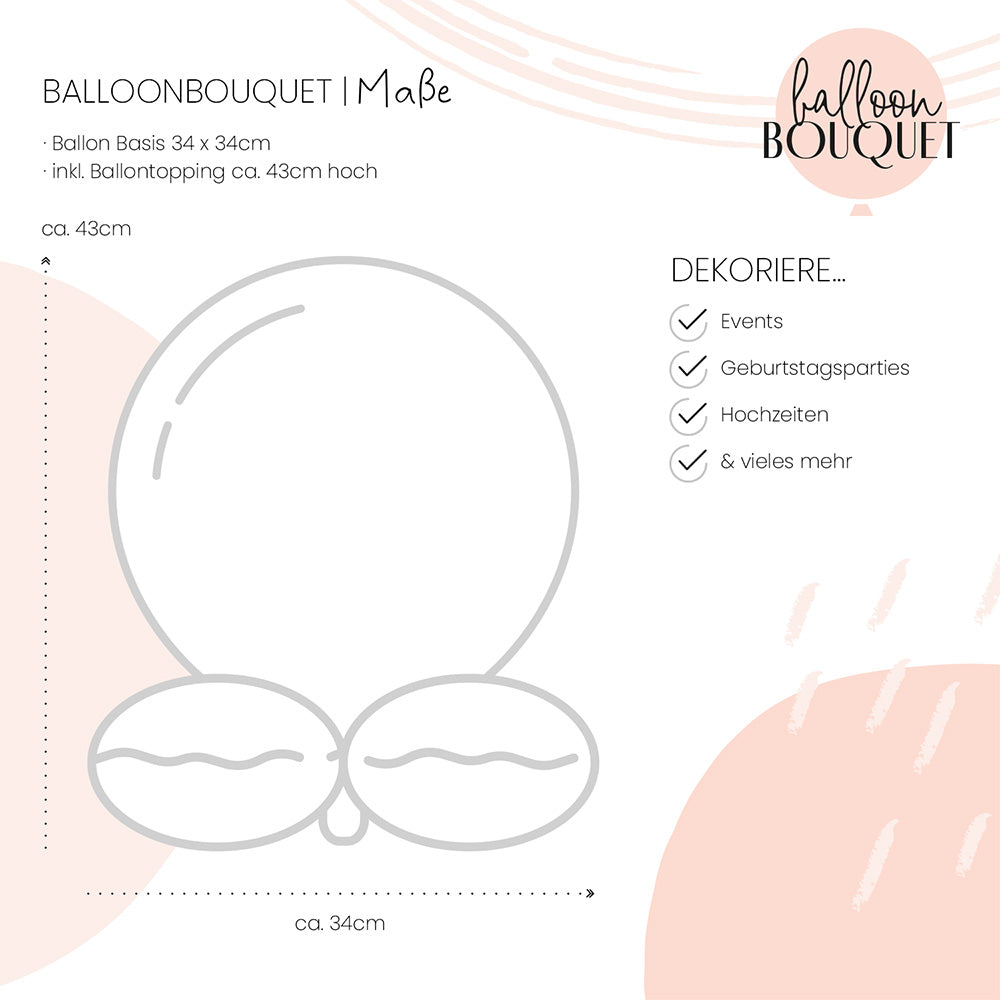1 Balloon Bouquet - Hello Happy Birthday - ENG