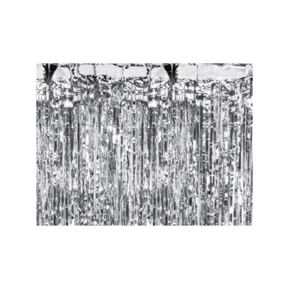 1 Partyvorhang - Silver 100x200cm