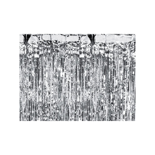 1 Partyvorhang - Silver 100x200cm