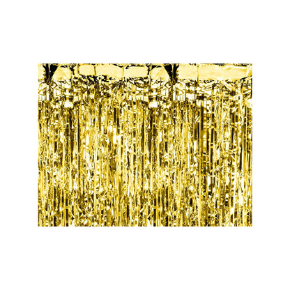 1 Partyvorhang - Gold 100x200cm