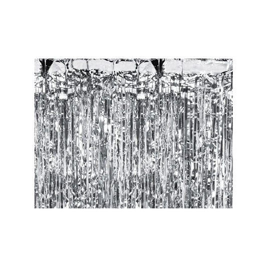 1 Partyvorhang - Silver 100x200cm