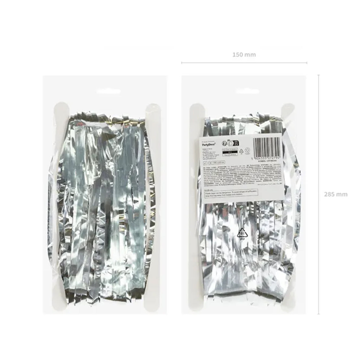 1 Partyvorhang - Silver 100x200cm