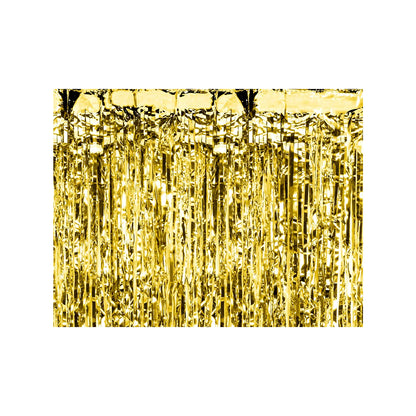 1 Partyvorhang - Gold 100x200cm