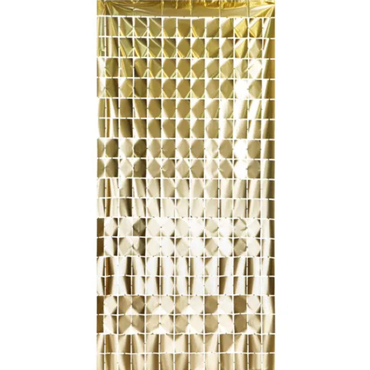 1 Partyvorhang - Square luxury Gold 100x200cm