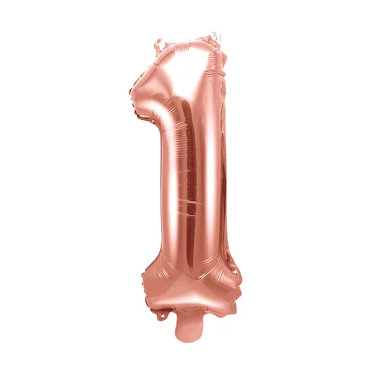 1 Balloon XS - Zahl 1 - RoséGold