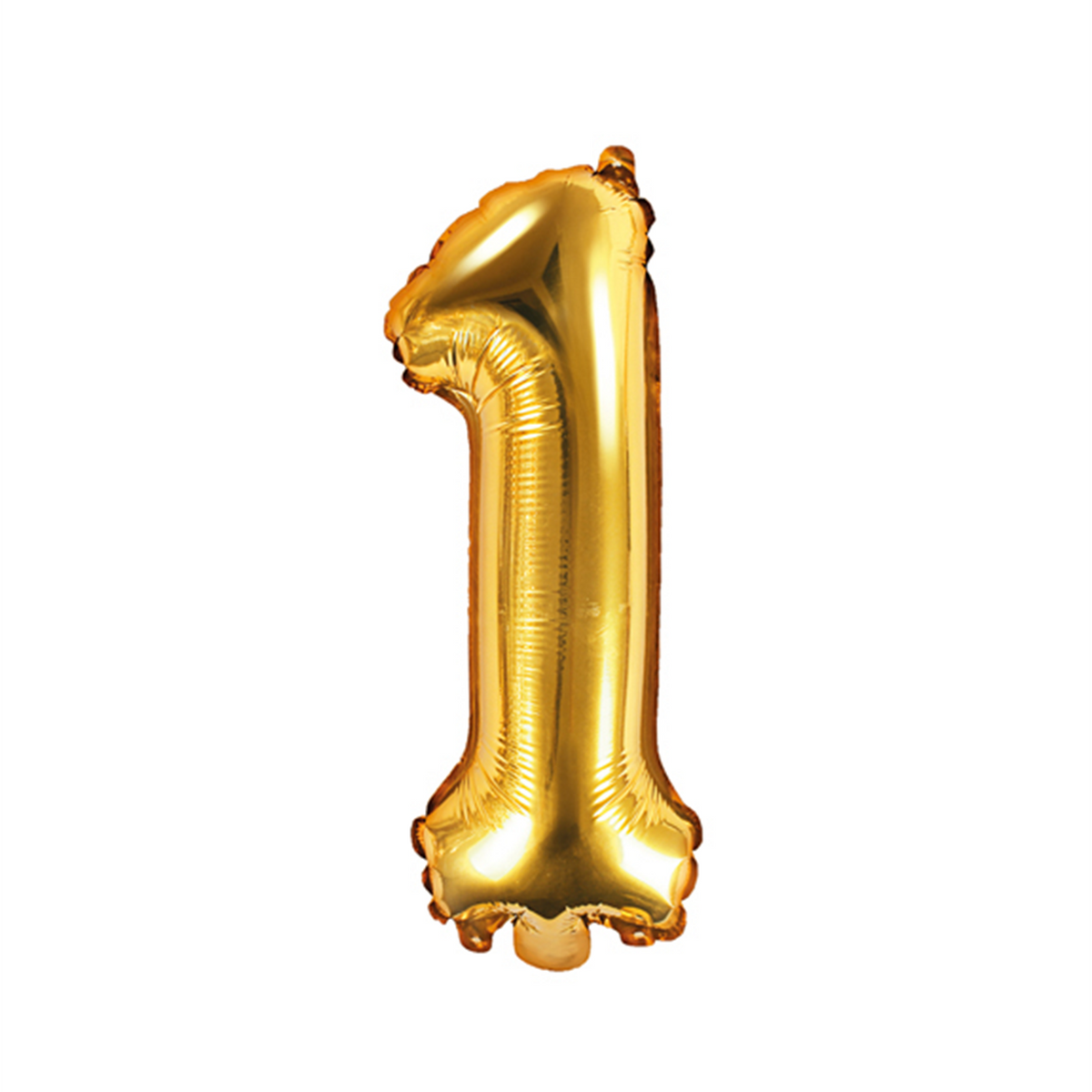 1 Balloon XS - Zahl 1 - Gold