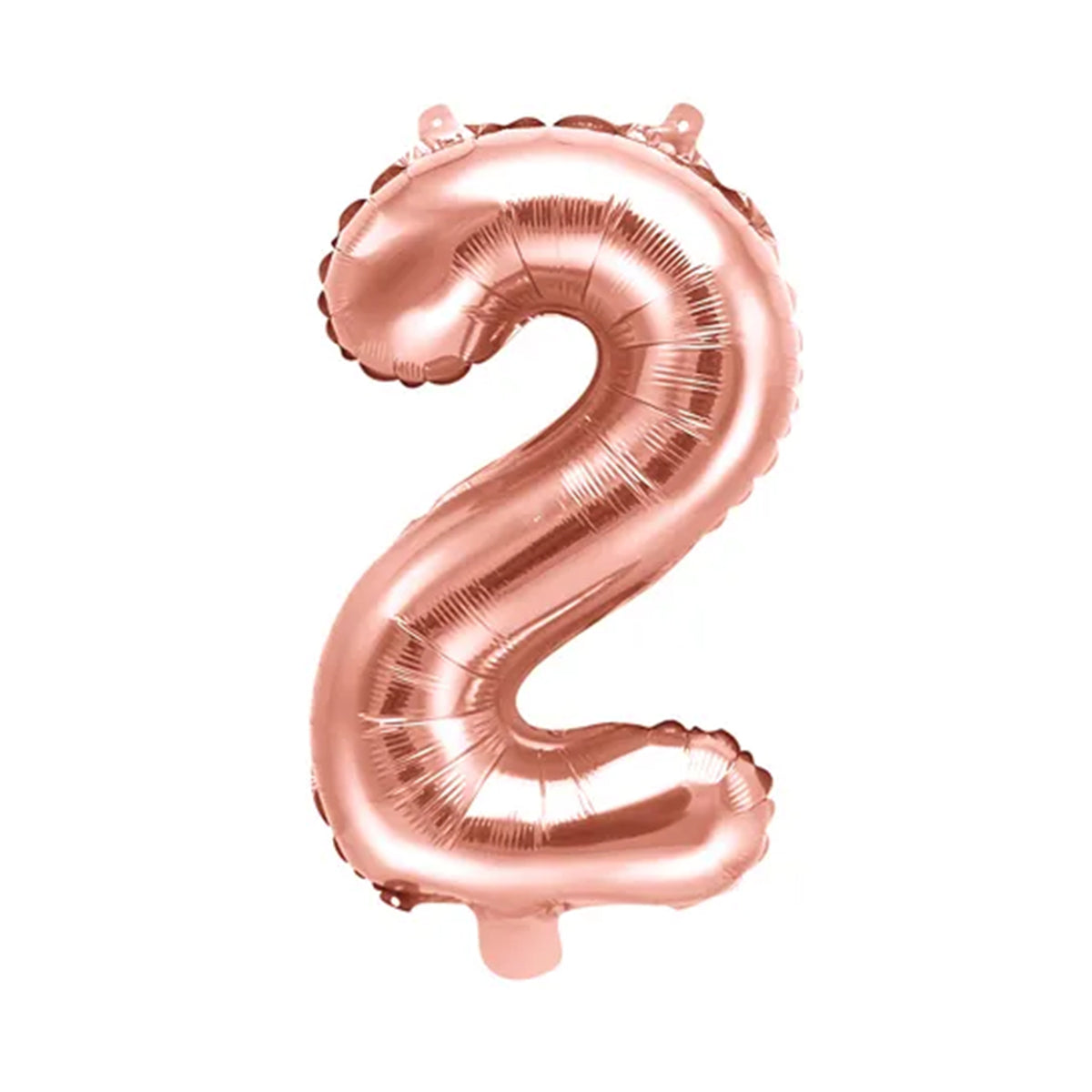 1 Balloon XS - Zahl 2 - RoséGold