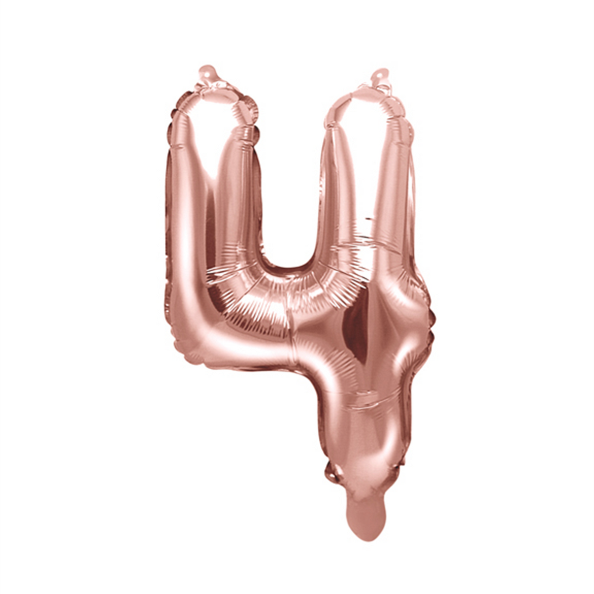 1 Balloon XS - Zahl 4 - RoséGold