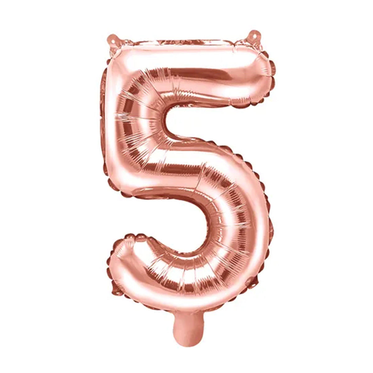 1 Balloon XS - Zahl 5 - RoséGold