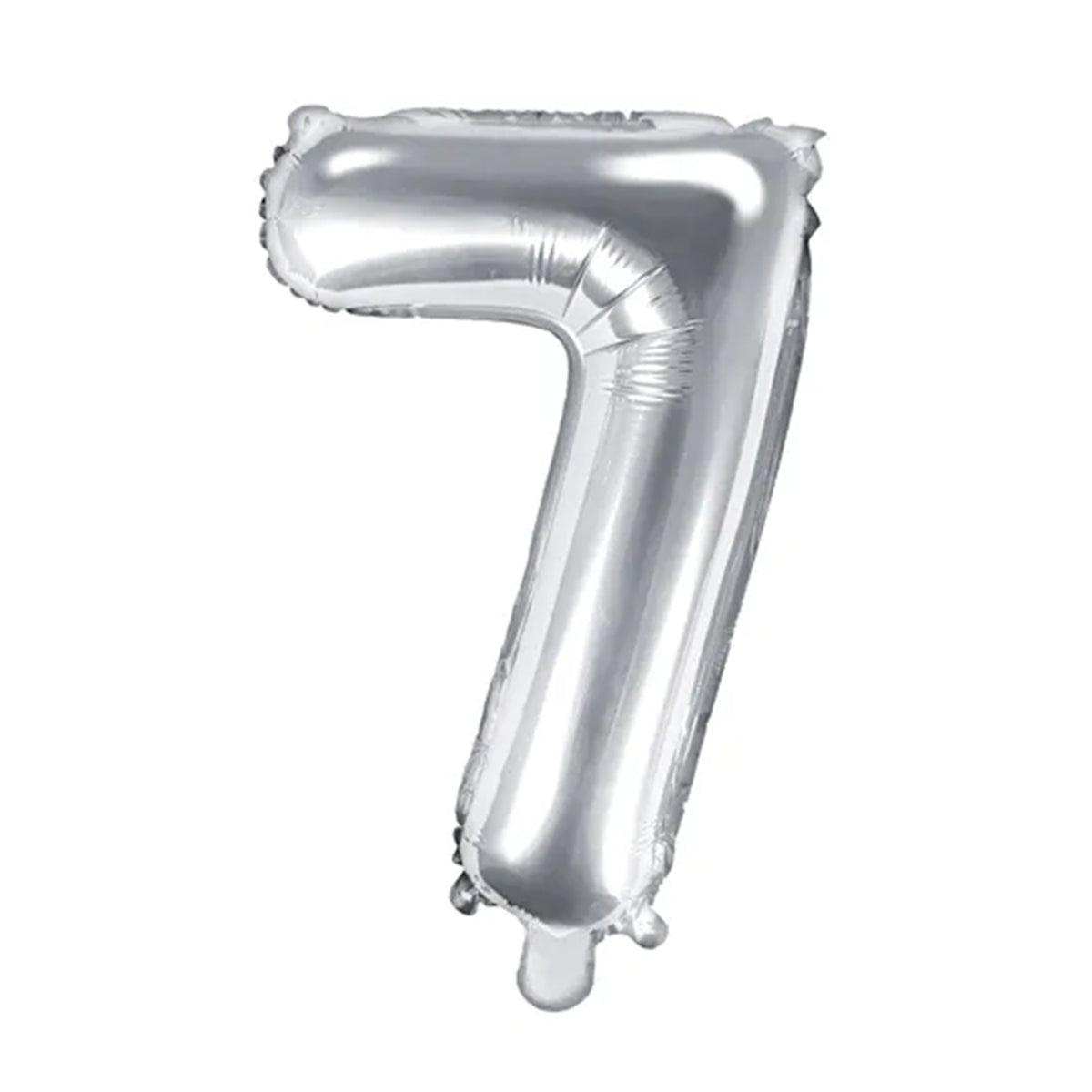 1 Balloon XS - Zahl 7 - Silber