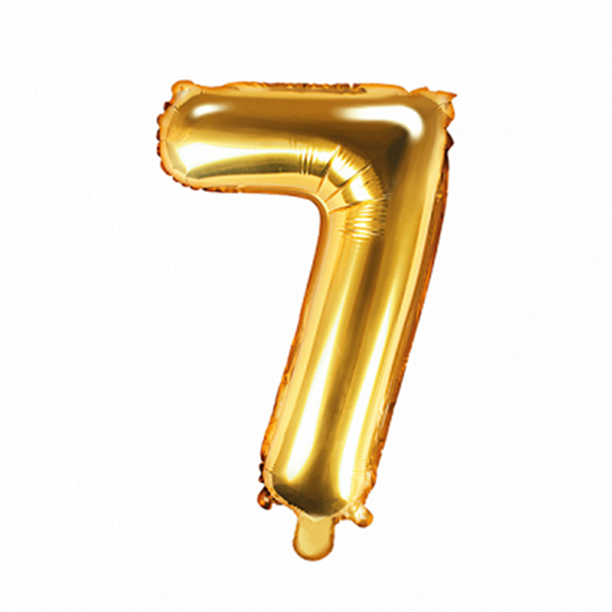 1 Balloon XS - Zahl 7 - Gold