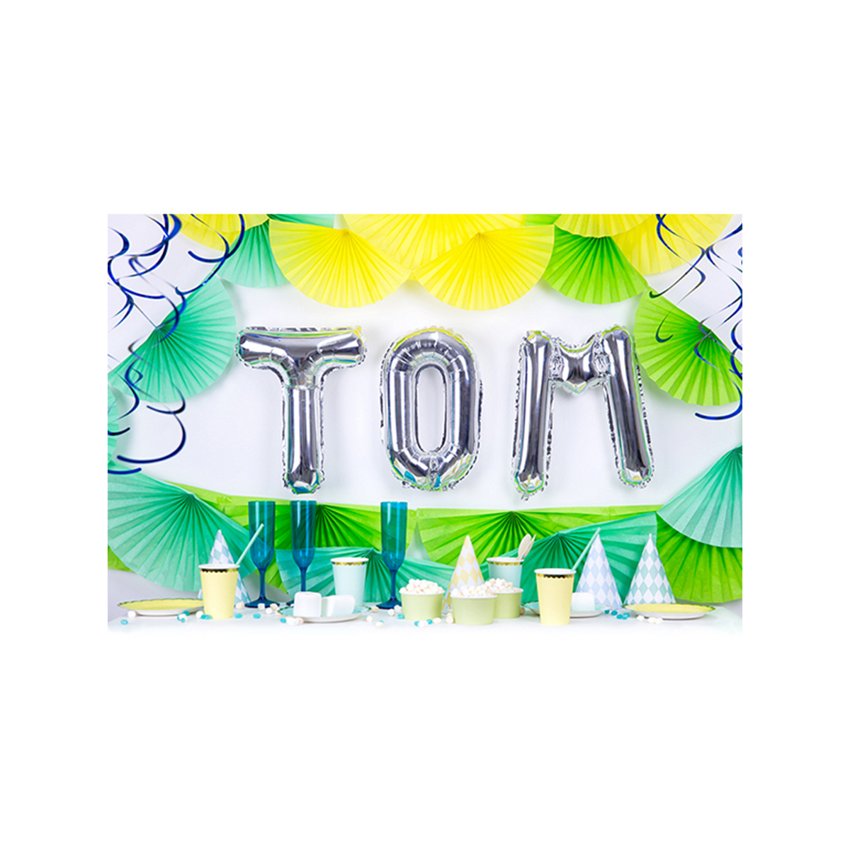 1 Ballon XS - Zeichen & - Silber
