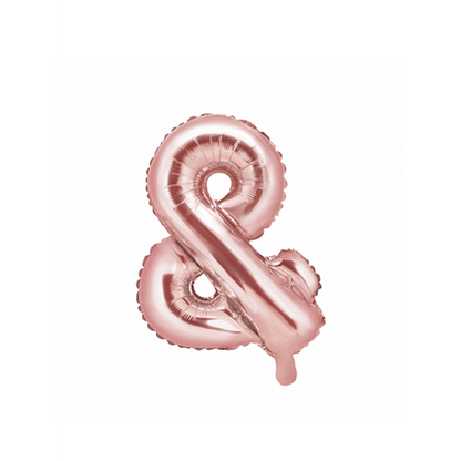 1 Ballon XS - Zeichen & - RoseGold