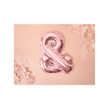 1 Ballon XS - Zeichen & - RoseGold