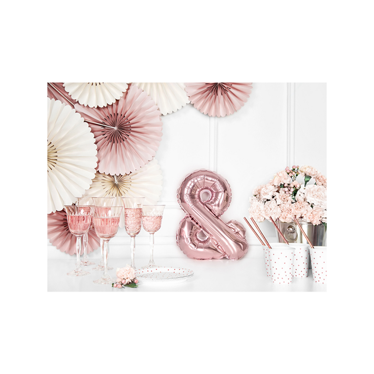 1 Ballon XS - Zeichen & - RoseGold