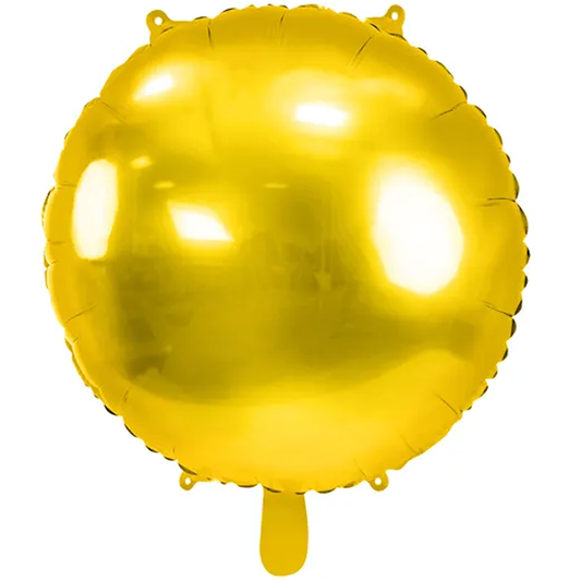 1 Ballon XXL - Rund - Gold