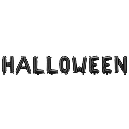 1 Ballon - Schriftzug - Halloween