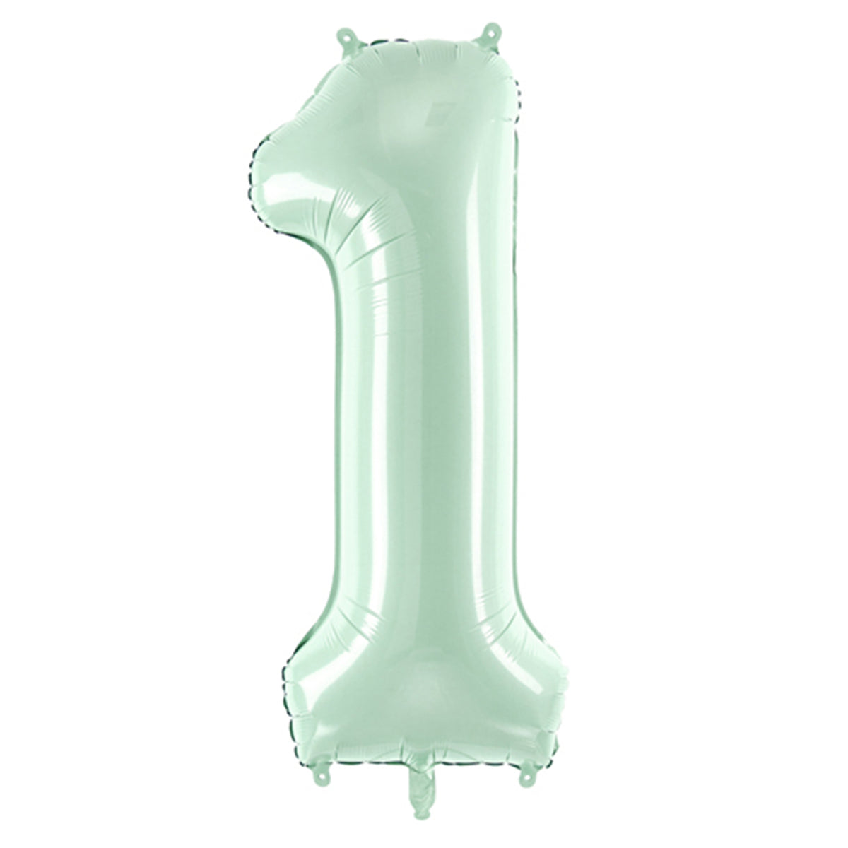 1 Balloon XL - Zahl 1 - Mintgrün
