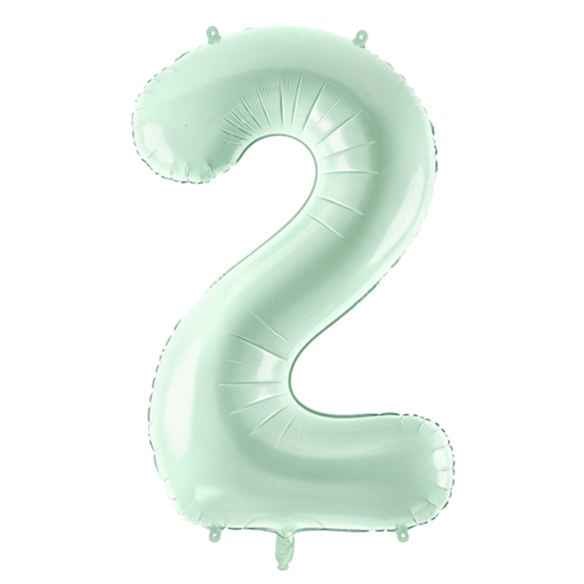 1 Balloon XL - Zahl 2 - Mintgrün