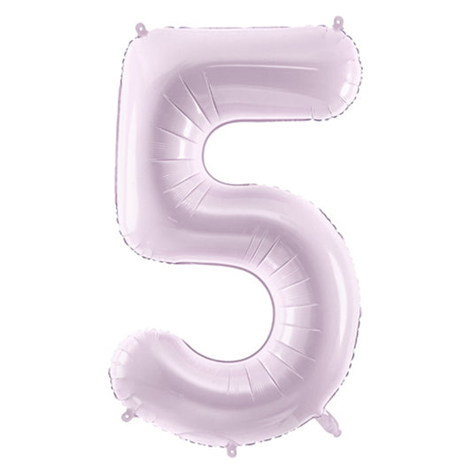 1 Balloon XL - Zahl 5 - Lila
