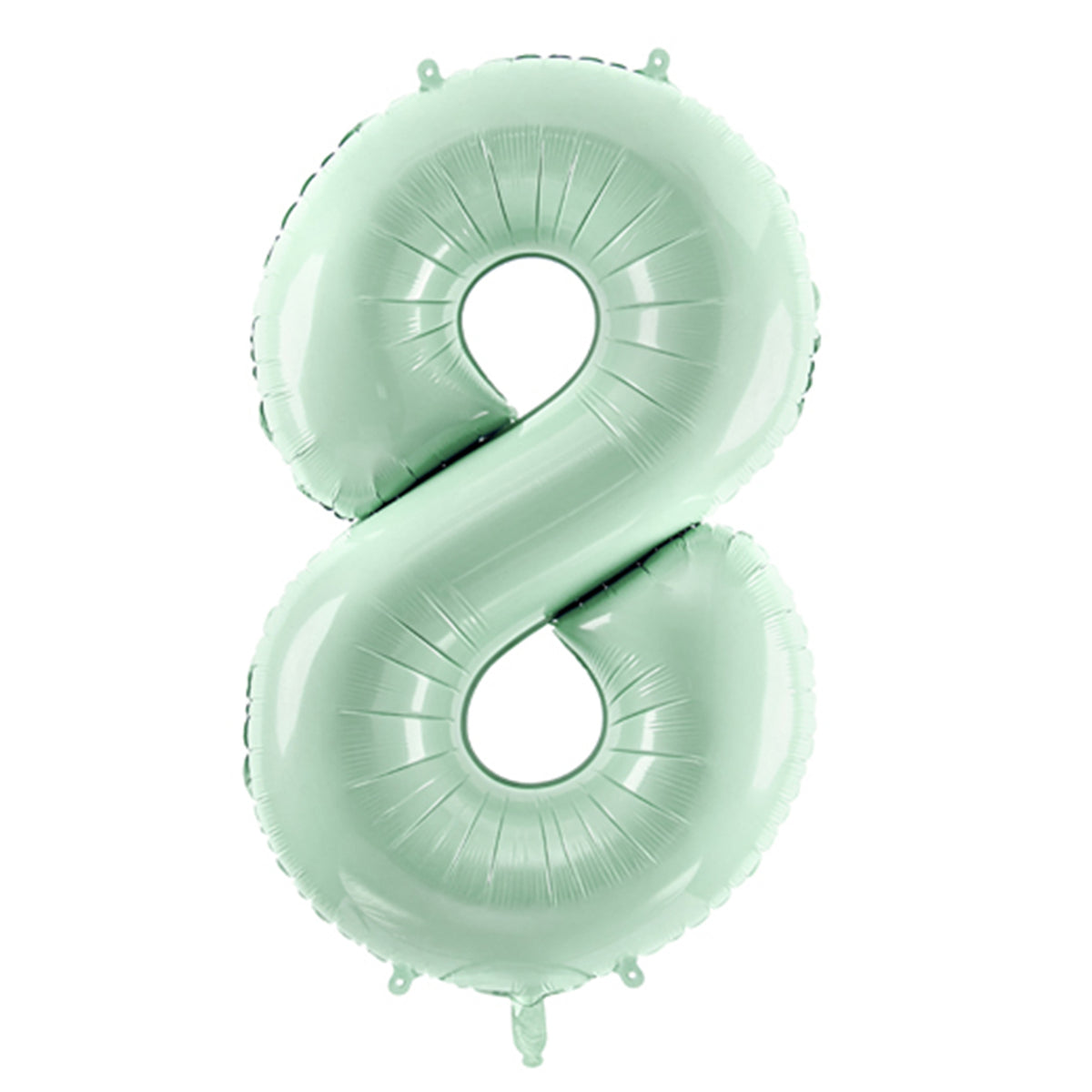 1 Balloon XL - Zahl 8 - Mintgrün