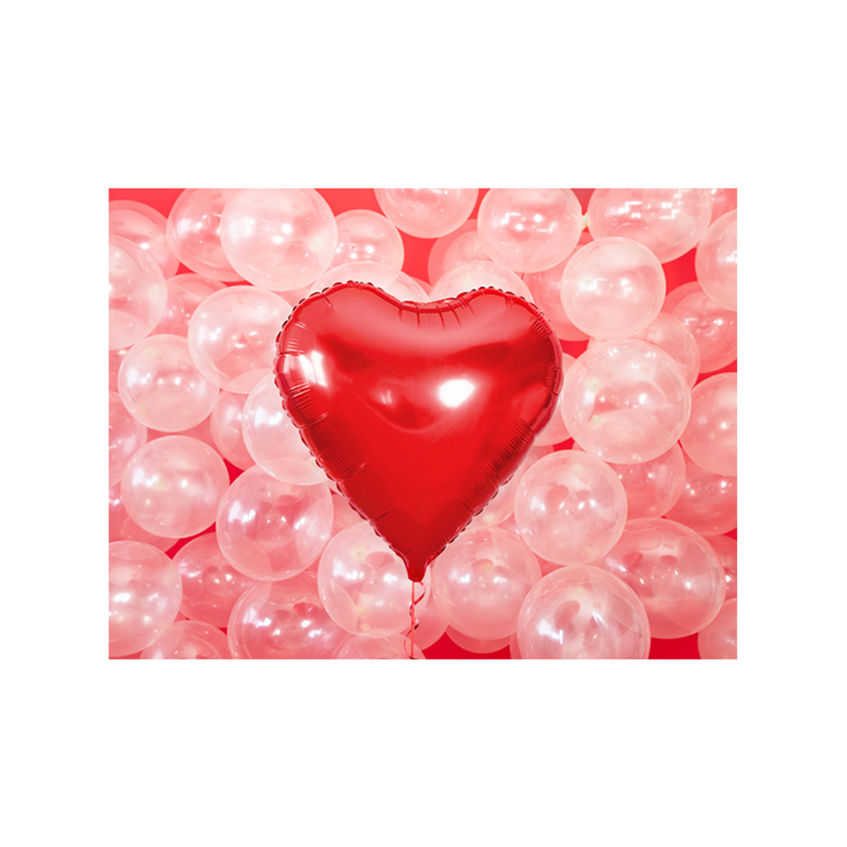 1 Ballon XXL - Herz - Rot