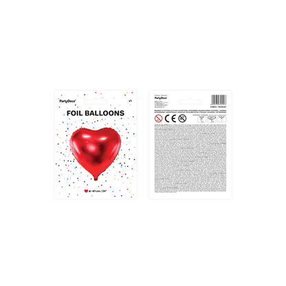 1 Ballon XXL - Herz - Rot