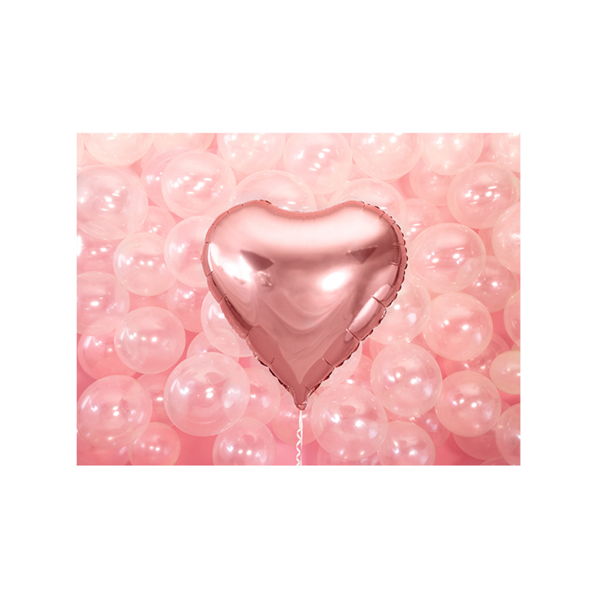 1 Ballon XXL - Herz - RoseGold