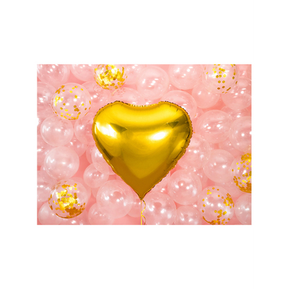 1 Ballon XXL - Herz - Gold