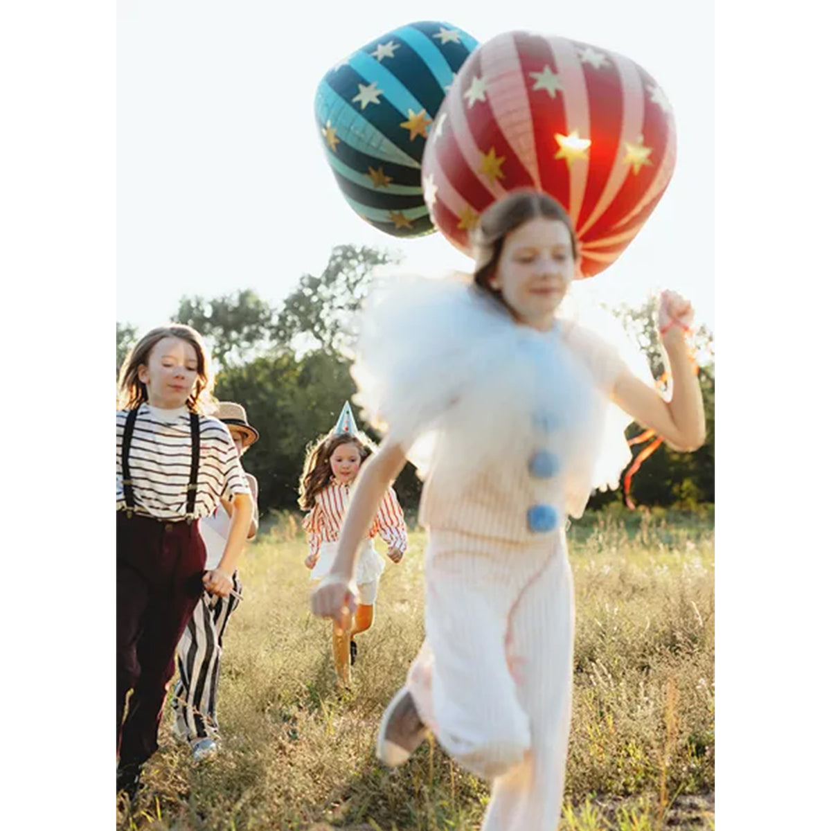1 Kugelballon XL - Starry ball green