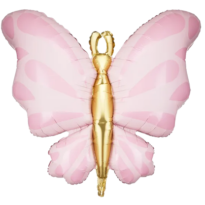 1 Balloon XXL - Butterfly Rosa
