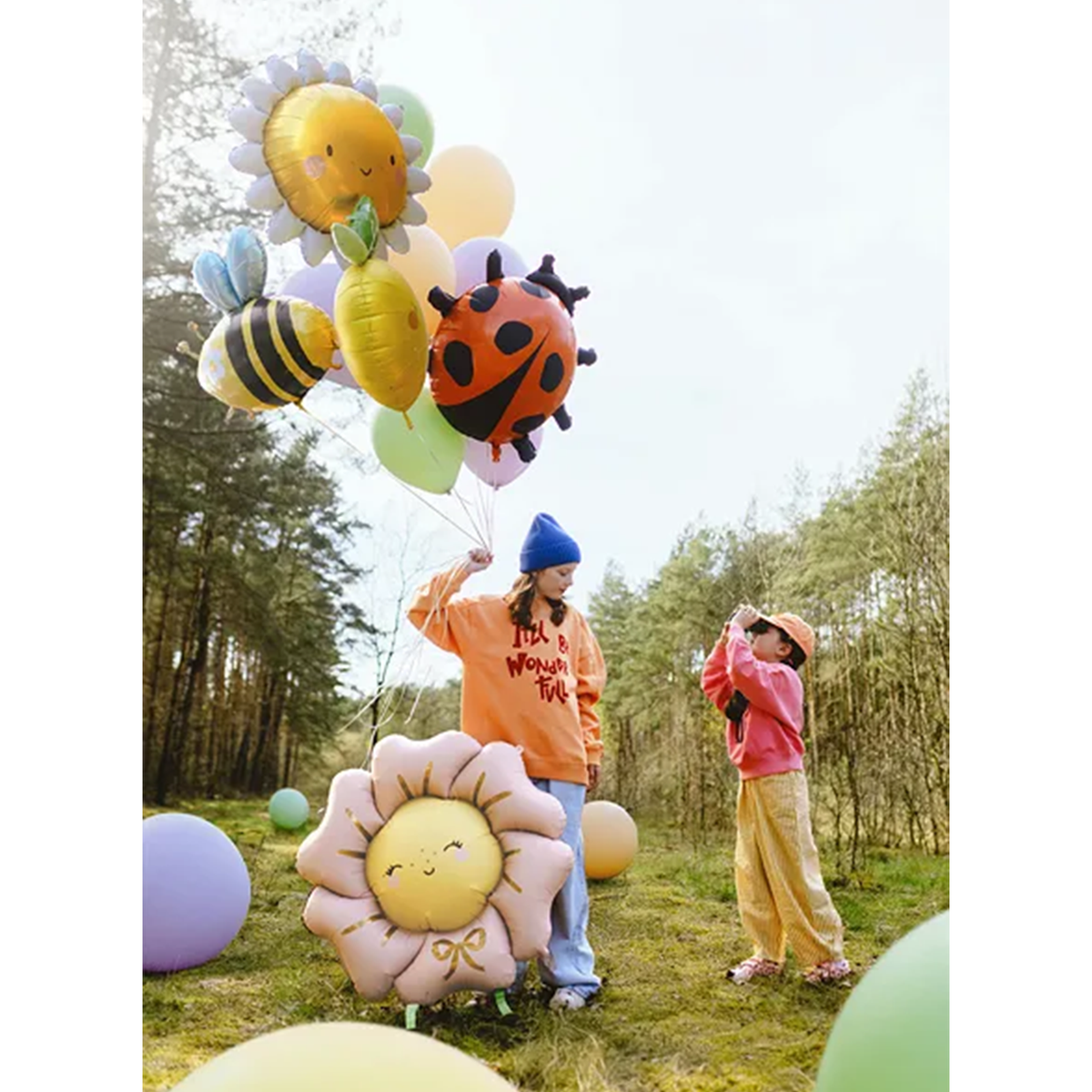1 Ballon XXL - Marienkäfer