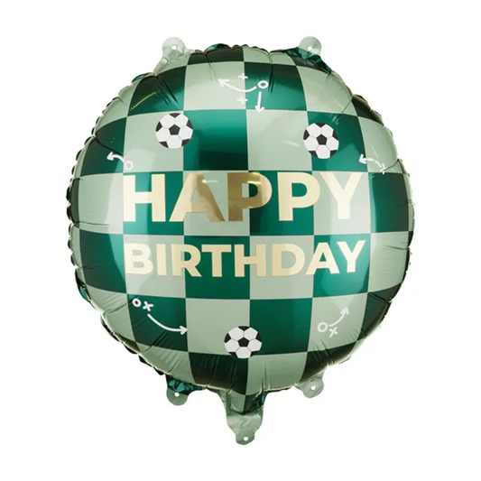 1 Ballon - Happy Birthday - Fußball