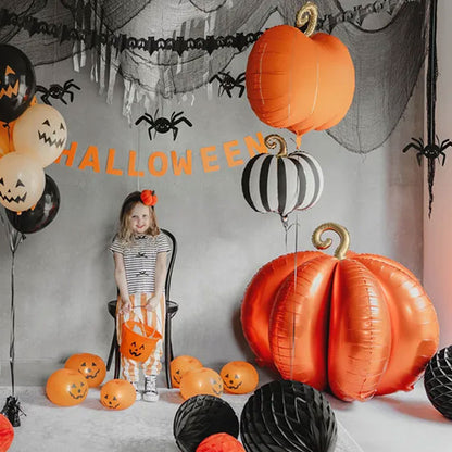 1 Stehender Ballon XXL - 3D Pumpkin