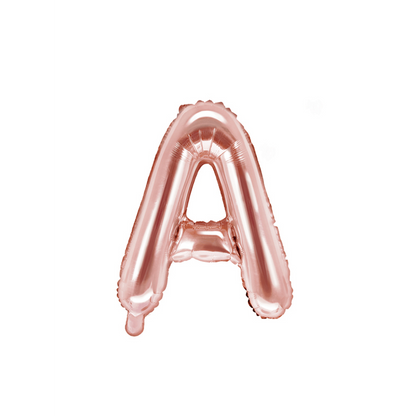 1 Ballon XS - Buchstabe A - RoseGold