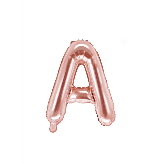 1 Ballon XS - Buchstabe A - RoseGold