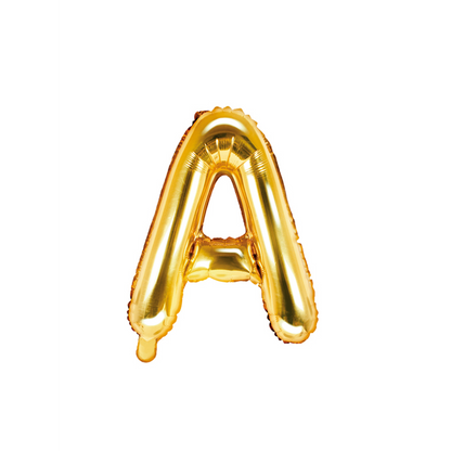 1 Ballon XS - Buchstabe A - Gold