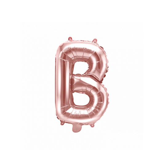 1 Ballon XS - Buchstabe B - RoseGold