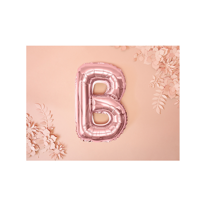 1 Ballon XS - Buchstabe B - RoseGold