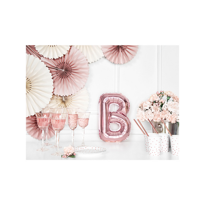 1 Ballon XS - Buchstabe B - RoseGold