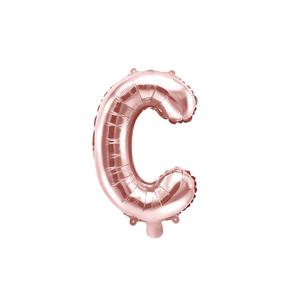 1 Ballon XS - Buchstabe C - RoseGold