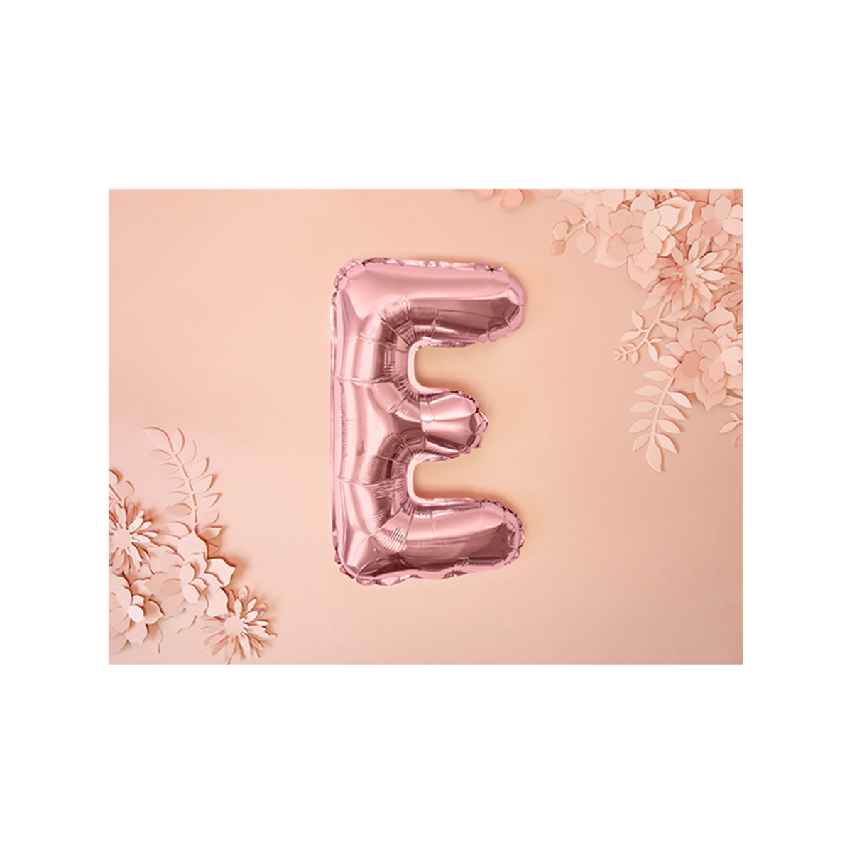 1 Ballon XS - Buchstabe E - RoseGold