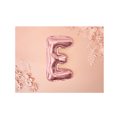 1 Ballon XS - Buchstabe E - RoseGold