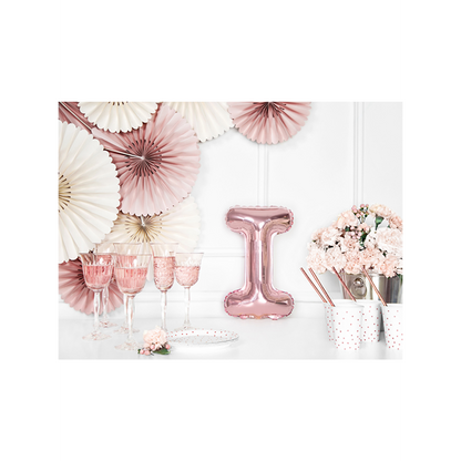 1 Ballon XS - Buchstabe I - RoseGold