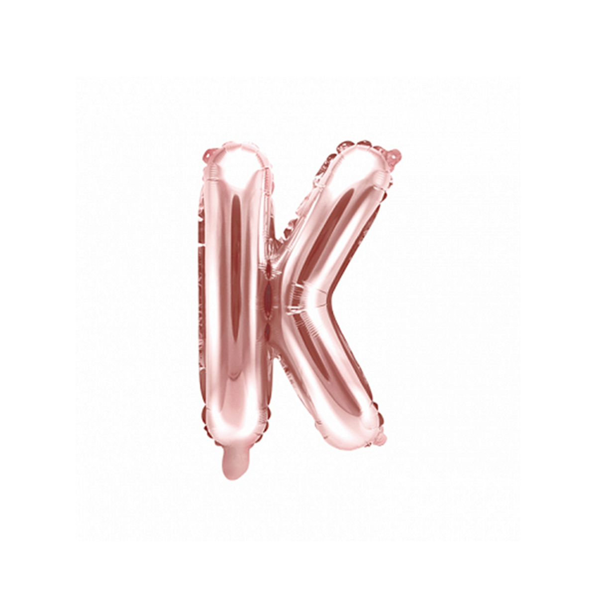 1 Ballon XS - Buchstabe K - RoseGold