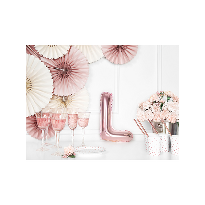 1 Ballon XS - Buchstabe L - RoseGold