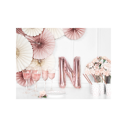 1 Ballon XS - Buchstabe N - RoseGold