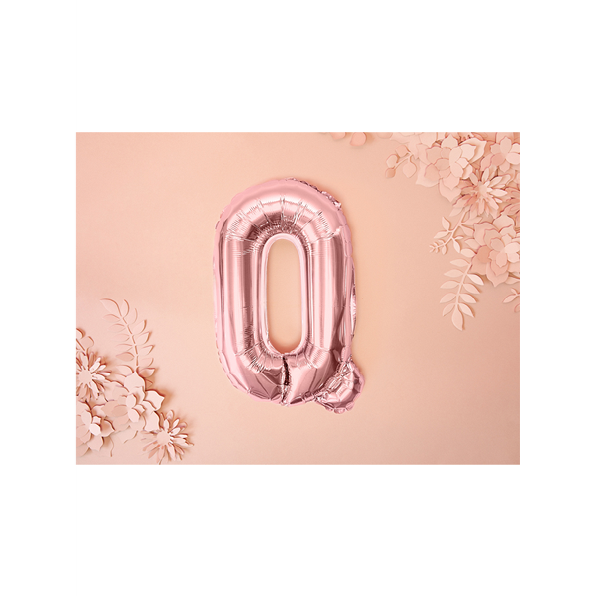 1 Ballon XS - Buchstabe Q - RoseGold