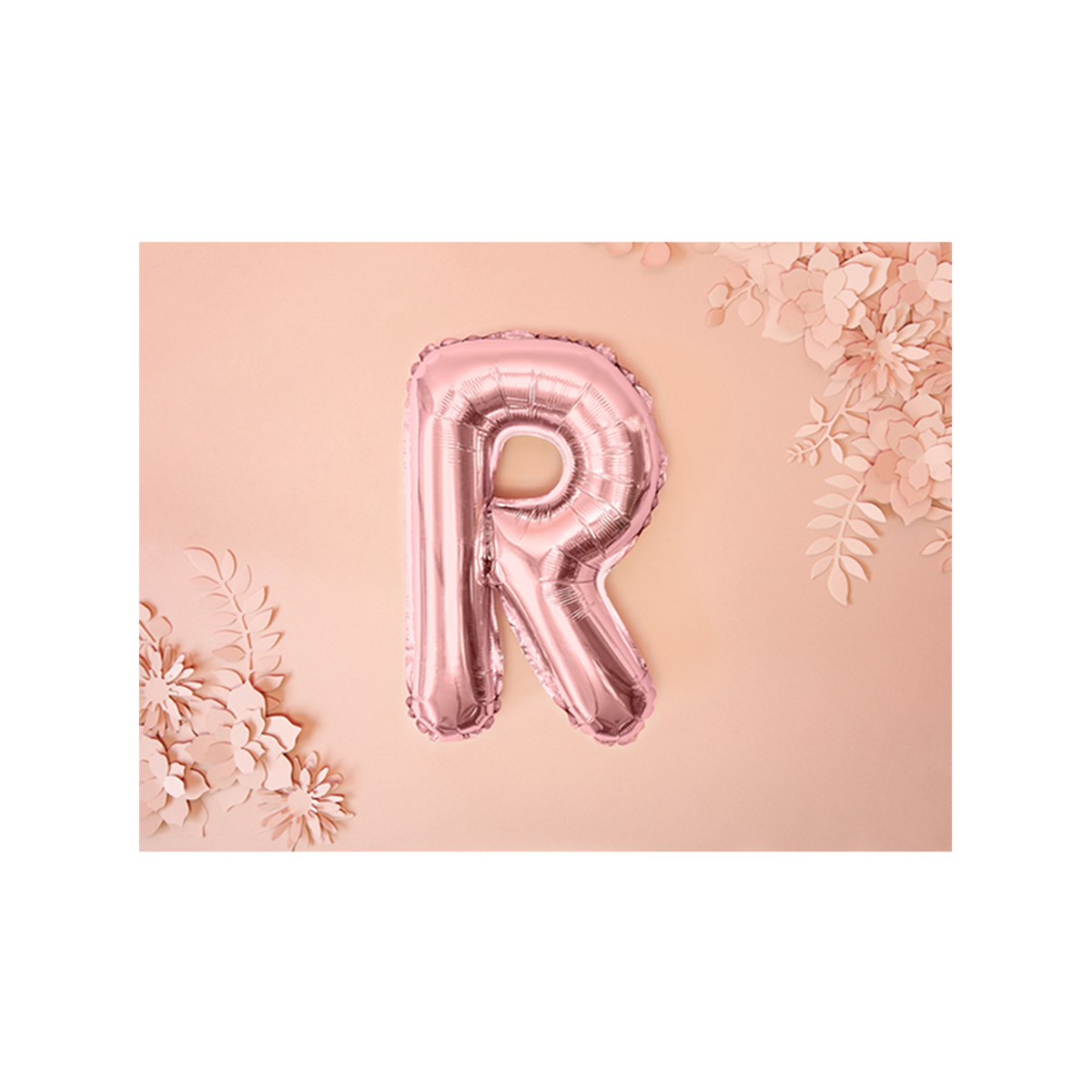1 Ballon XS - Buchstabe R - RoseGold